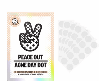 Peace Out Salicylic Acid Acne Day Dots, 60-pack