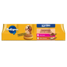 PedigreeChoppedGroundDinnerWetDogFoodChicken_Beef_13.2oz.Cans_12Count_Packof1 - Brands For Less USA