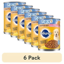 PedigreeChoppedGroundDinnerWetPuppyFoodWithChicken_Beef_13.2oz.Cans_12Count - Brands For Less USA