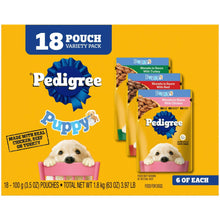 PedigreePuppyFoodMorselsinSauce-WetDogFoodVarietyPack-3-5ozPouches18Count-Packof2-_1 - Brands For Less USA
