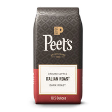 Peet's Coffee Italian Roast Premium Dark Roast Ground Coffee, Arabica, 10.5 oz - Brands For Less USA