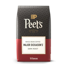 Peet's Coffee Major Dickason's Blend Premium Dark Roast Whole Bean Coffee, Arabica, 18 oz - Brands For Less USA