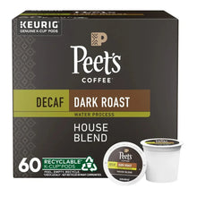 Peet's Coffee Decaf House Blend K-Cup Coffee Pods, 60-count - Brands For Less USA