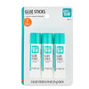 Pen+Gear All Purpose Jumbo School Glue Sticks, Washable, White, PVP, 3 Count (AP21-3) Dry In 3 Min