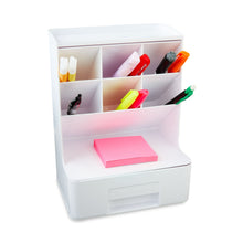 PenGearWhiteTallOrganizerPlasticDesktopOrganizer3 - Brands For Less USA