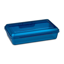 Pen_GearLightweightPlasticPencilBoxwithSnap-onLid_TranslucentSapphireBlue_12-Pack4 - Brands For Less USA
