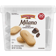 Pepperidge Farm Milano Cookies, Dark Chocolate, 2 Cookies Per Pack, 20 pk./0.75 oz. - Brands For Less USA