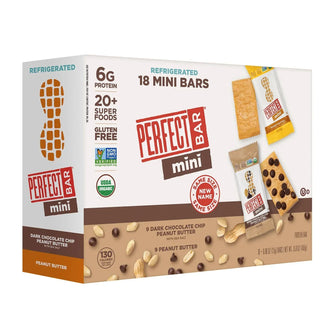 Perfect Bar Mini Protein Bar Variety Pack, 0.88 oz., 18 pk.– Brands For ...