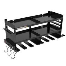 Permasteel 24.6″ 6-Bay Heavy Duty Wall Mounted Power Tool Organizer
