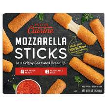 Petite Cuisine Mozzarella Sticks in a Crispy Seasoned Breading, 5 lb