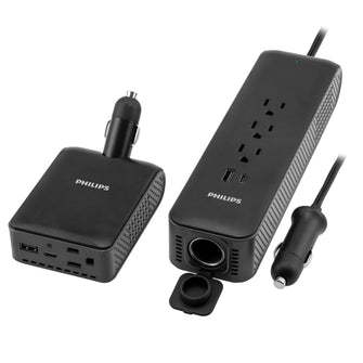 Philips Car Power Inverters, 2-pack (one 100W, one 150W)
