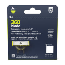 PhilipsNorelcoOneBlade360ReplacementBladesforRegularOneBladeTrimmer_3Pack - Brands For Less USA
