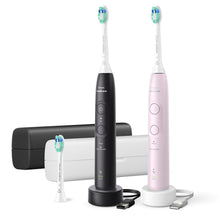 Philips Sonicare Total Clean Rechargeable Toothbrush, Pink and Black, 2 pk.