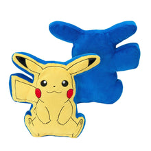 Pikachu Faux Fur Character Pillow & Reversible Throw Set