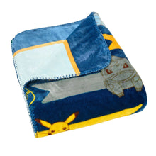 Pikachu Faux Fur Character Pillow & Reversible Throw Set