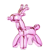 Pink Ceramic Balloon Reindeer Decoration, 8.5 in, by Holiday Time