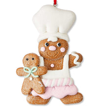 Pink and White Gingerbread Chef Christmas Ornament, 4.5", by Holiday Time