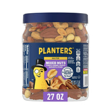 PLANTERS Salted Mixed Nuts, Party Snacks, Plant-Based Protein, 27 oz Canister - Brands For Less USA