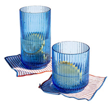 Plastic 12-piece Drinkware Set, Mesa Blue