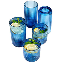 Plastic 12-piece Drinkware Set, Mesa Blue