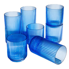 Plastic 12-piece Drinkware Set, Mesa Blue