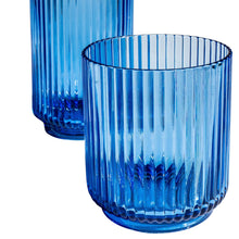 Plastic 12-piece Drinkware Set, Mesa Blue