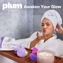 Plum Beauty Red Light Vibrating Facial Radiance Wand