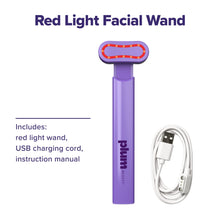 Plum Beauty Red Light Vibrating Facial Radiance Wand