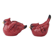 Poinsettia Holiday Cardinal Salt and Pepper Set