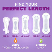 Poise Daily Incontinence Panty Liners, 2 Drop Very Light, 132 ct.