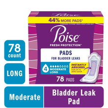 PoiseIncontinencePadsforWomen-4DropModerateAbsorbency-LongLength-78Count8-_1 - Brands For Less USA