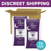 PoiseOvernightIncontinence-PostpartumPadsforBladderLeaks-8DropExtraCoverage-72Count-2Packsof36-P_2819_2 - Brands For Less USA