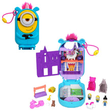 Polly Pocket Playset, Minions Compact with 9 Accessories, 1 Doll, 2 Minions and Unicorn Toy