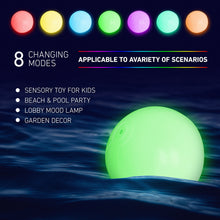 Juguetes de piscina, pelotas luminosas para juegos de playa o piscina (paquete de 4) con 8 modos de luz, decoración para actividades en la piscina (adultos), color rojo, unisex