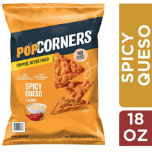 PopCorners Spicy Queso Flavored Popped Corn Snacks, 18 oz. (PACK OF 3 )