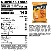 PopCorners Spicy Queso Flavored Popped Corn Snacks, 18 oz. (PACK OF 3 )
