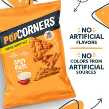 PopCorners Spicy Queso Flavored Popped Corn Snacks, 18 oz. (PACK OF 3 )
