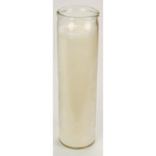 (4 pack) Prayer Candle Clear Glass White Wax, 8 Inch - Brands For Less USA