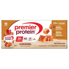 Premier 30g Protein PLUS Energy and Immune Support Shakes, Caramel, 11 fl oz, 18-pack - Brands For Less USA