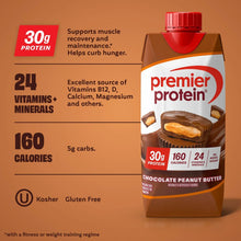 Premier Protein 30g High Protein Shake, Chocolate Peanut Butter, 11 fl. oz., 15 pk. - Brands For Less USA
