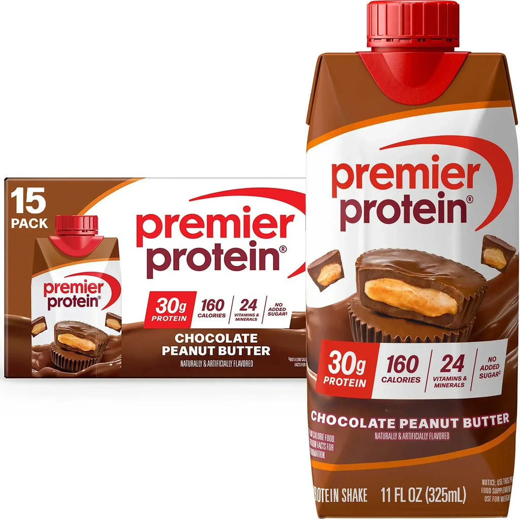 Premier Protein 30g High Protein Shake, Chocolate Peanut Butter, 11 fl ...