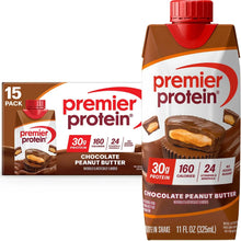 Premier Protein 30g High Protein Shake, Chocolate Peanut Butter, 11 fl. oz., 15 pk. - Brands For Less USA