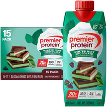 Premier Protein 30g High Protein Shake, Winter Mint Chocolate 11 fl. oz., 15 pk. - Brands For Less USA