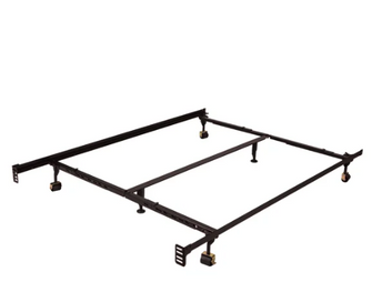Premium Universal Lev-R-Lock Bed Frame- Fits standard Twin, Full, Queen, King, California King sizes