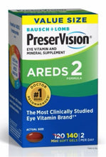 PreserVision AREDS 2 Eye Vitamin & Mineral with OCUSorb, Contains Lutein & Zeaxanthin, 140 Softgels