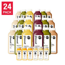 Pressed Juicery 3-day Juice Cleanse 24 bottles, 18 Juices And 6 Shots