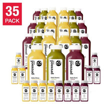 Pressed Juicery 7 Day- Daily Wellness Variety Pack - 35 bottles, 21 Juices & 14 Shots - Brands For Less USA