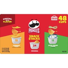 Pringles Potato Crisps, Snack Cups Variety Pack Chips, 48 pk.