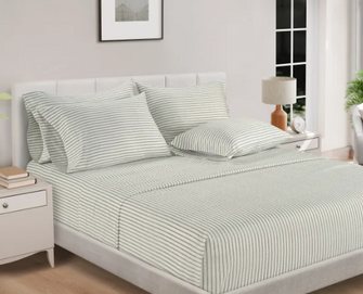 Pure Earth Organic 300 Thread Count 6-piece Sheet Set