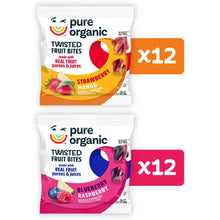 Pure Organic Twisted Fruit Bites, Snack Variety Pack, 0.71 oz., 24 pk.
